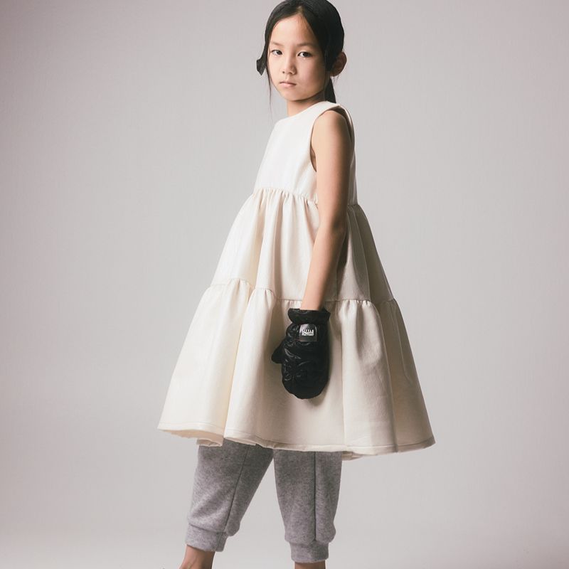 Electra Apron Dress - White