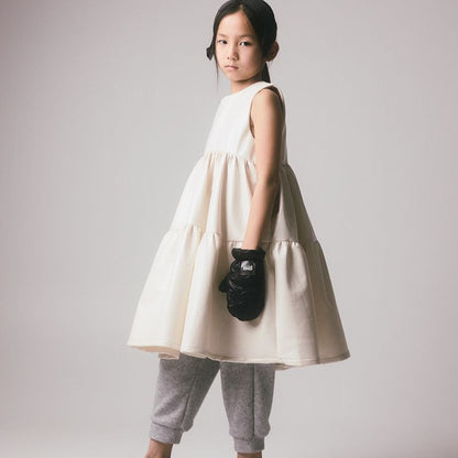 Electra Apron Dress - White