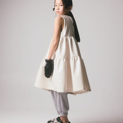 Electra Apron Dress - White