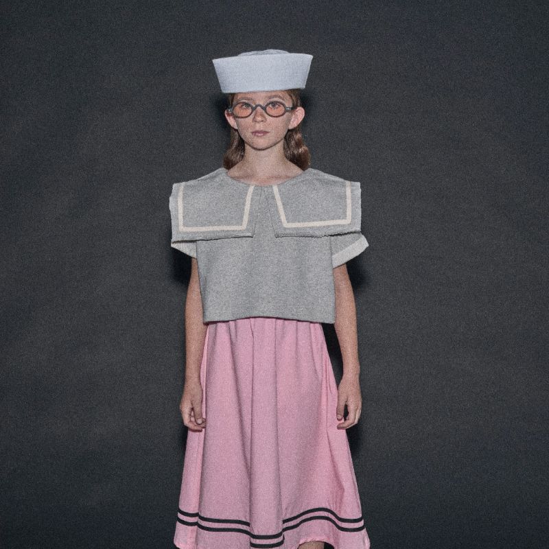 Wander Crop Sweatshirt - Grey Melange