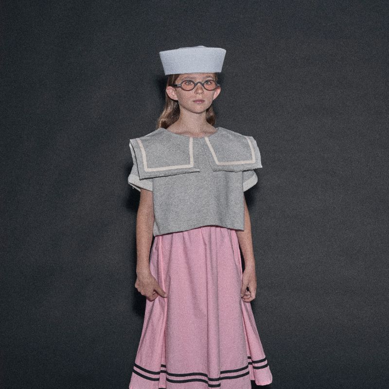 Wander Crop Sweatshirt - Grey Melange