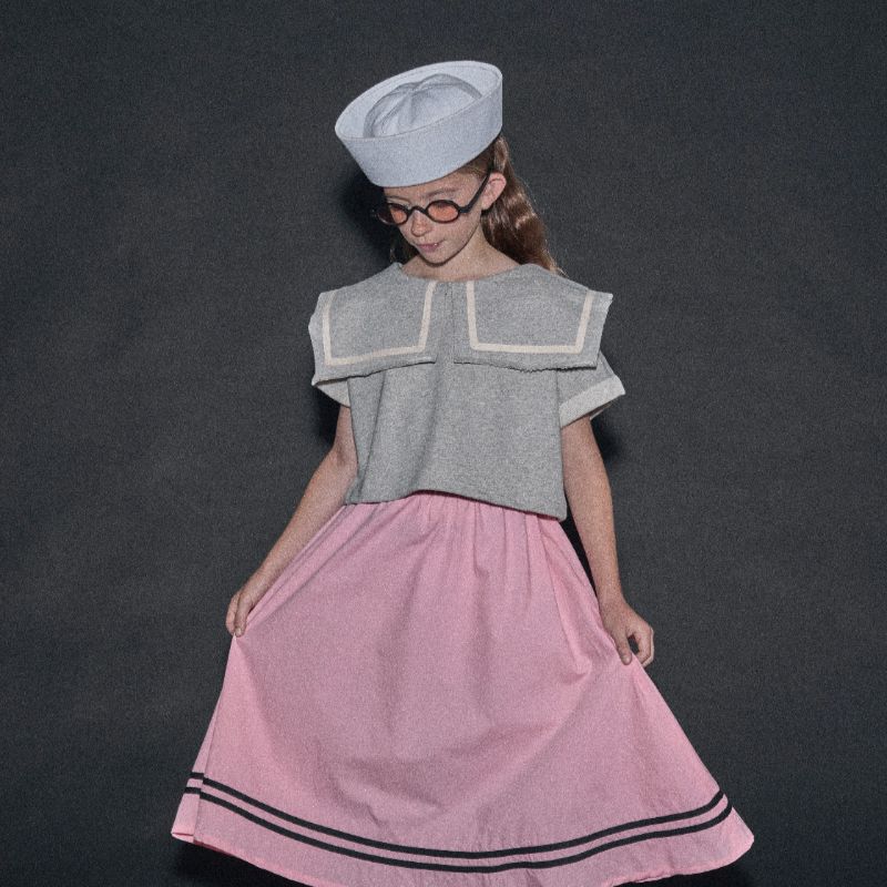 Wander Crop Sweatshirt - Grey Melange