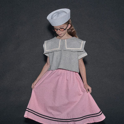 Wander Crop Sweatshirt - Grey Melange