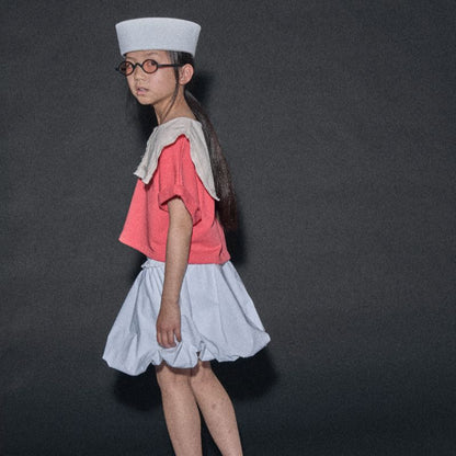 Odissey Crop Sweatshirt - Coral