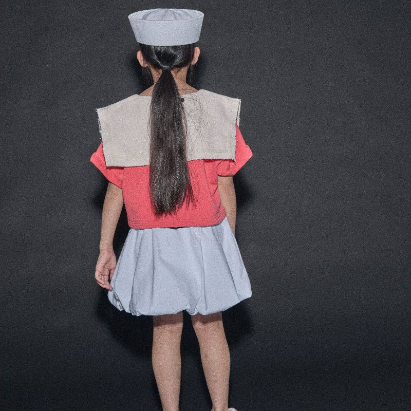 Odissey Crop Sweatshirt - Coral