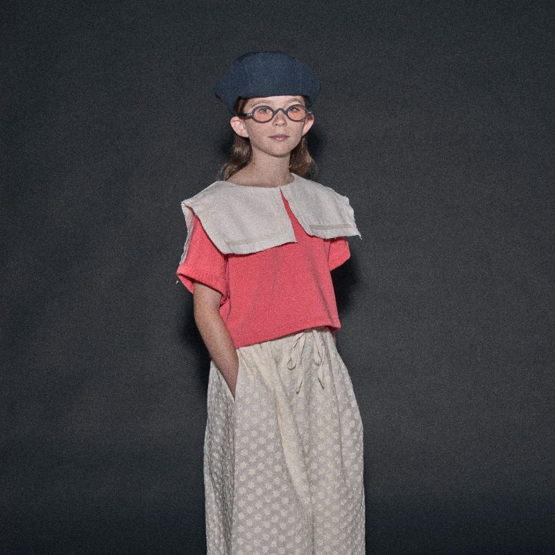 Odissey Crop Sweatshirt - Coral