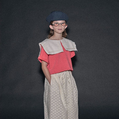 Odissey Crop Sweatshirt - Coral