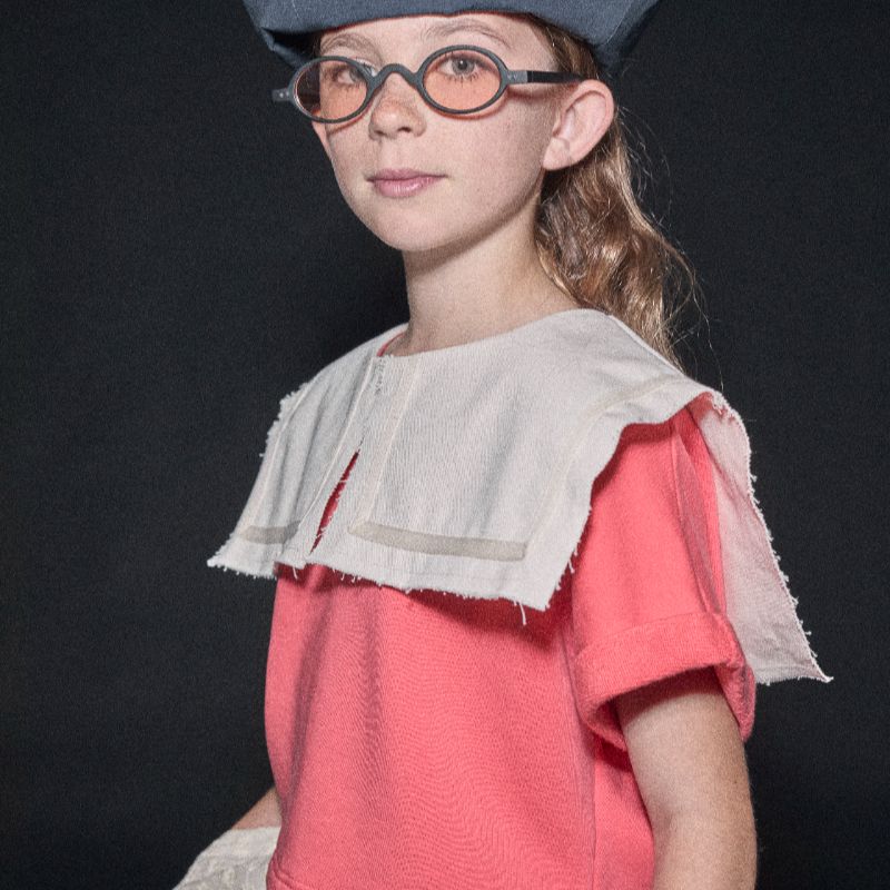 Odissey Crop Sweatshirt - Coral