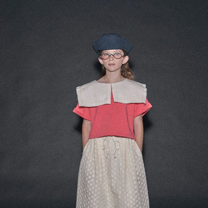 Odissey Crop Sweatshirt - Coral