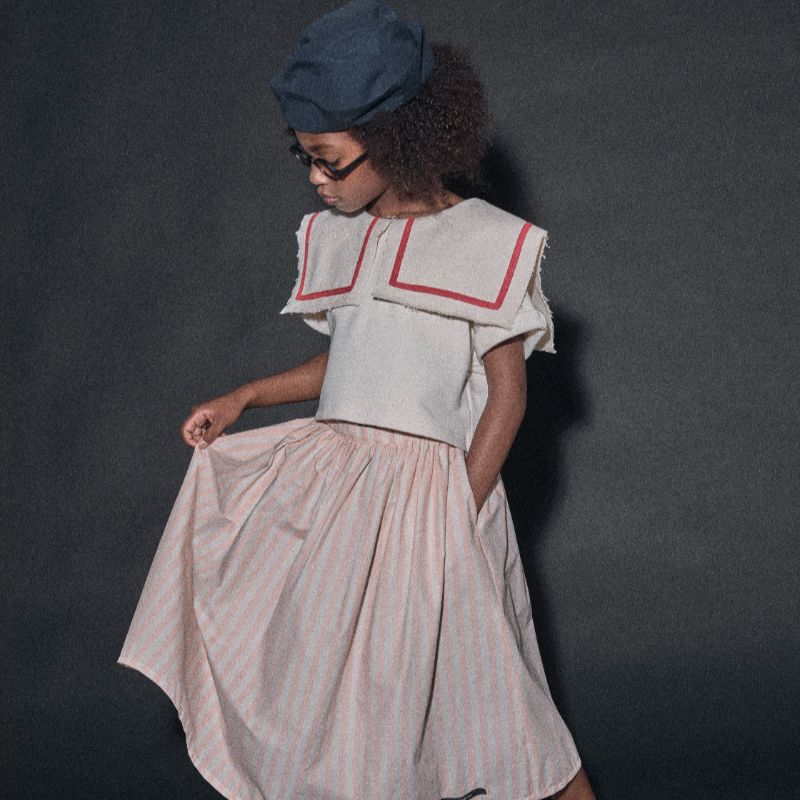 Odissey Crop Sweatshirt - Cream