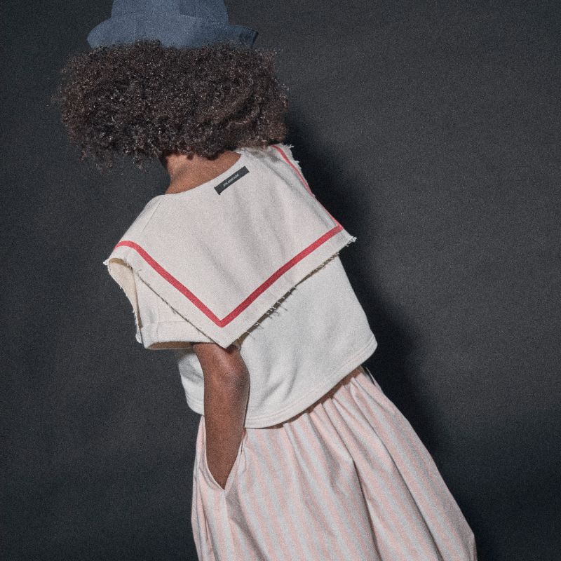 Odissey Crop Sweatshirt - Cream