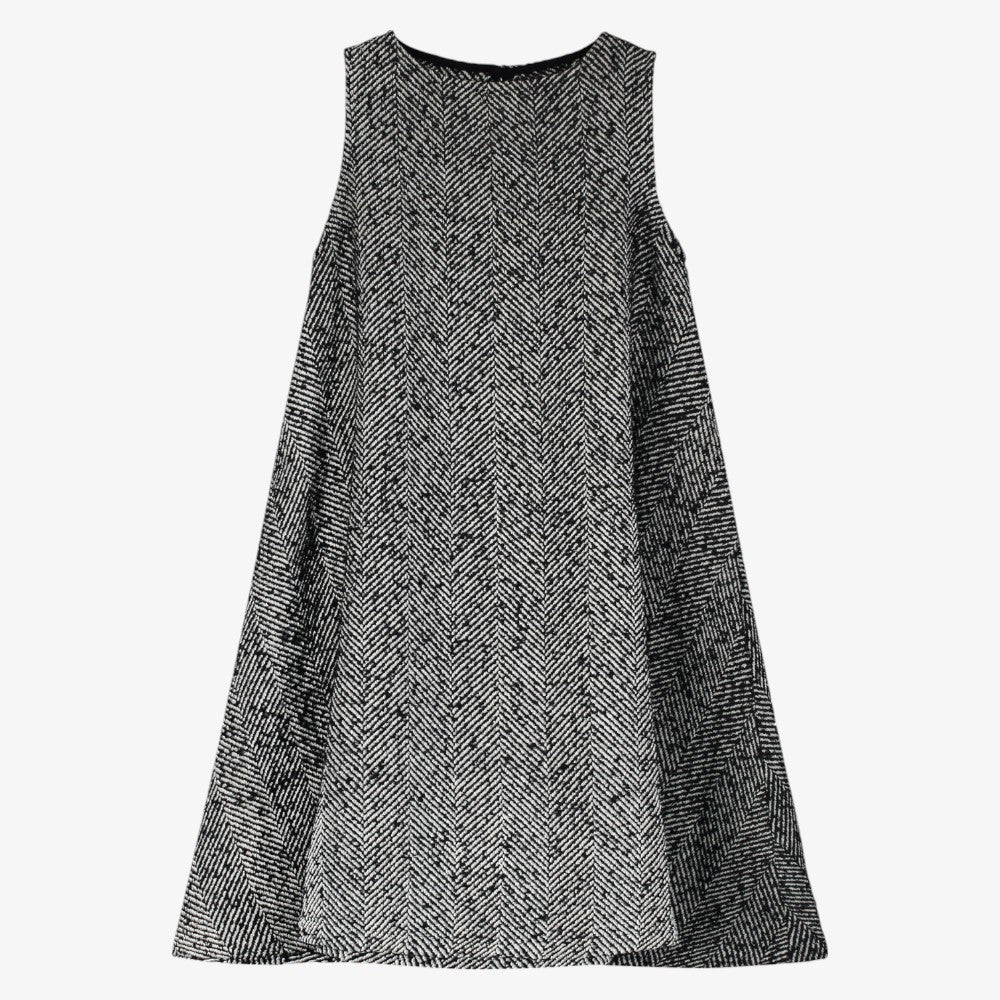 Alpine Apron Dress - Black &amp; Cream