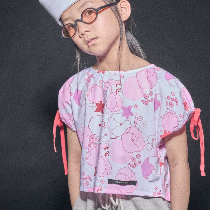 Flower Reef Top - Coral