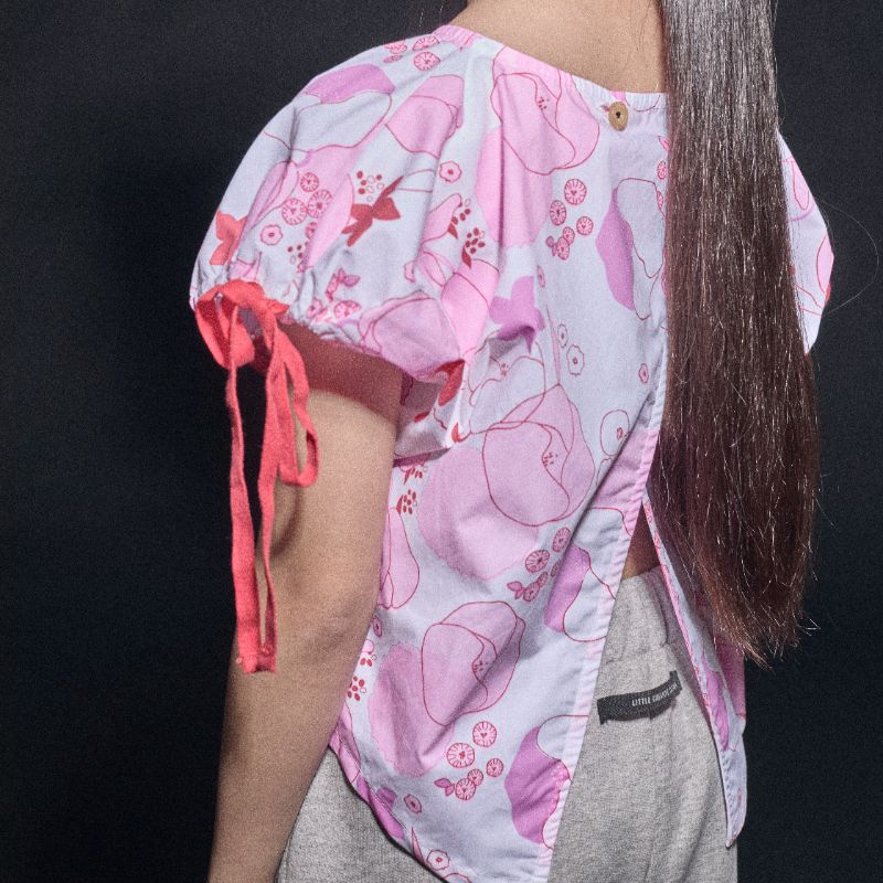 Flower Reef Top - Coral