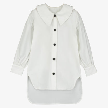 Mia Collar Shirt - White