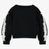 Lace Balloon Sweatshirt - Black