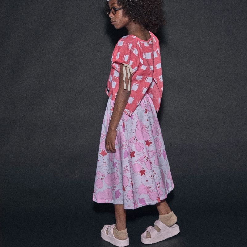 Flower Reef Skirt - Coral