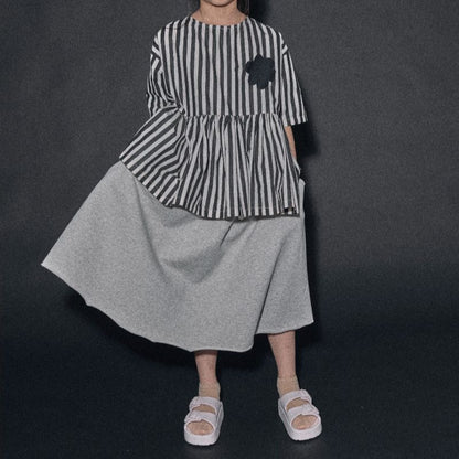 Wander Skirt - Grey Melange