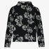 Soft Flower Turtleneck - Black & Cream