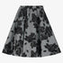 Flower Skirt - Grey & Black