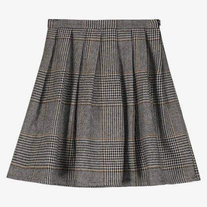 Valley Pleated Skirt - Plaid