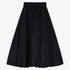 Cupro Pleat Skirt - Black