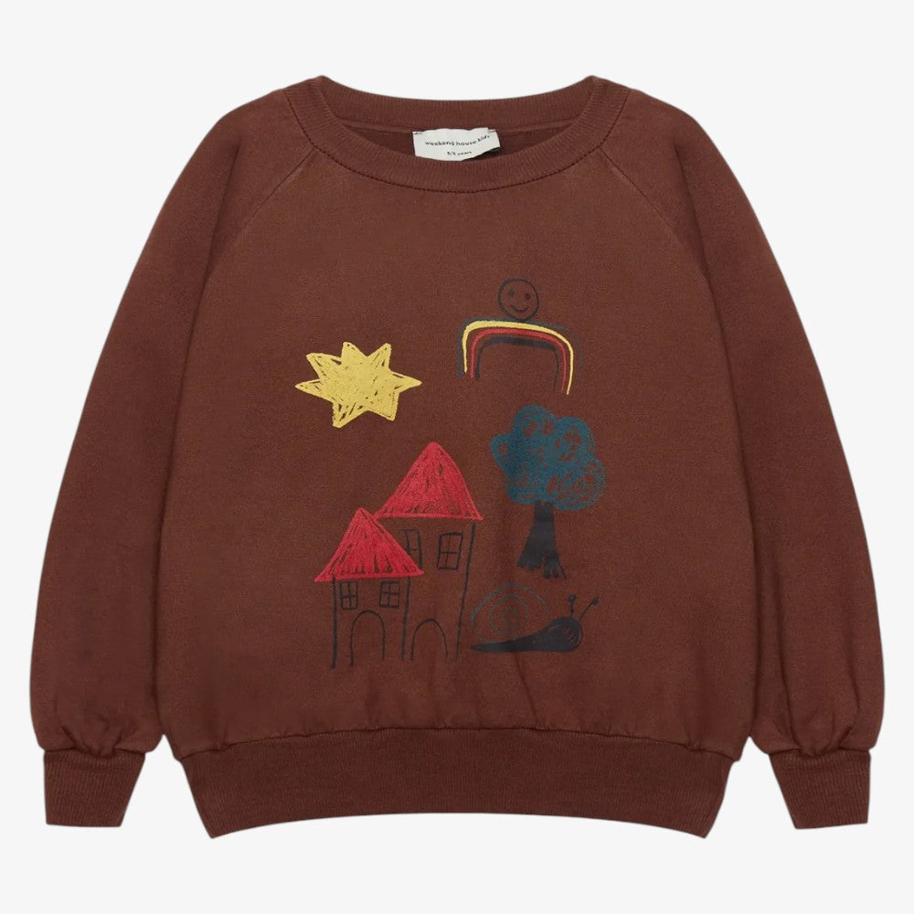 City Sweatshirt - Brown