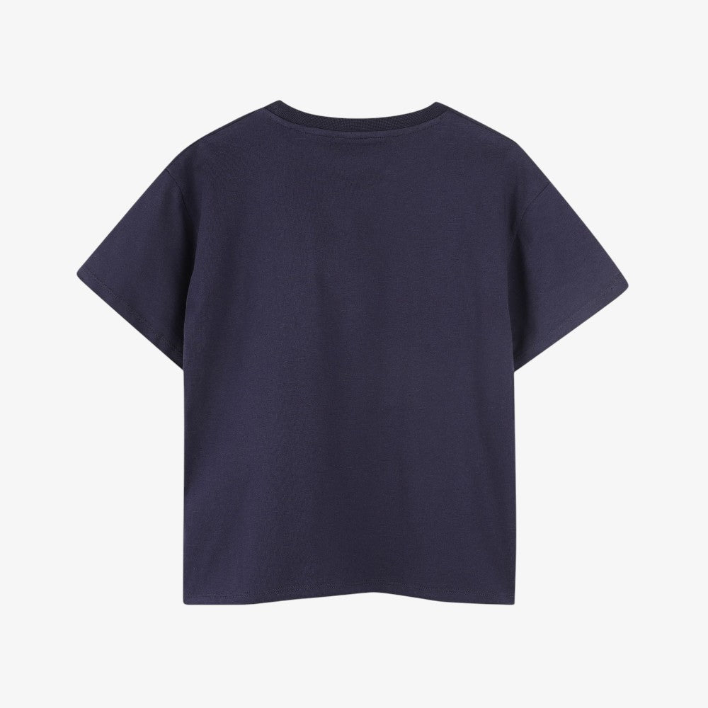 Wave Logo Tee - Navy