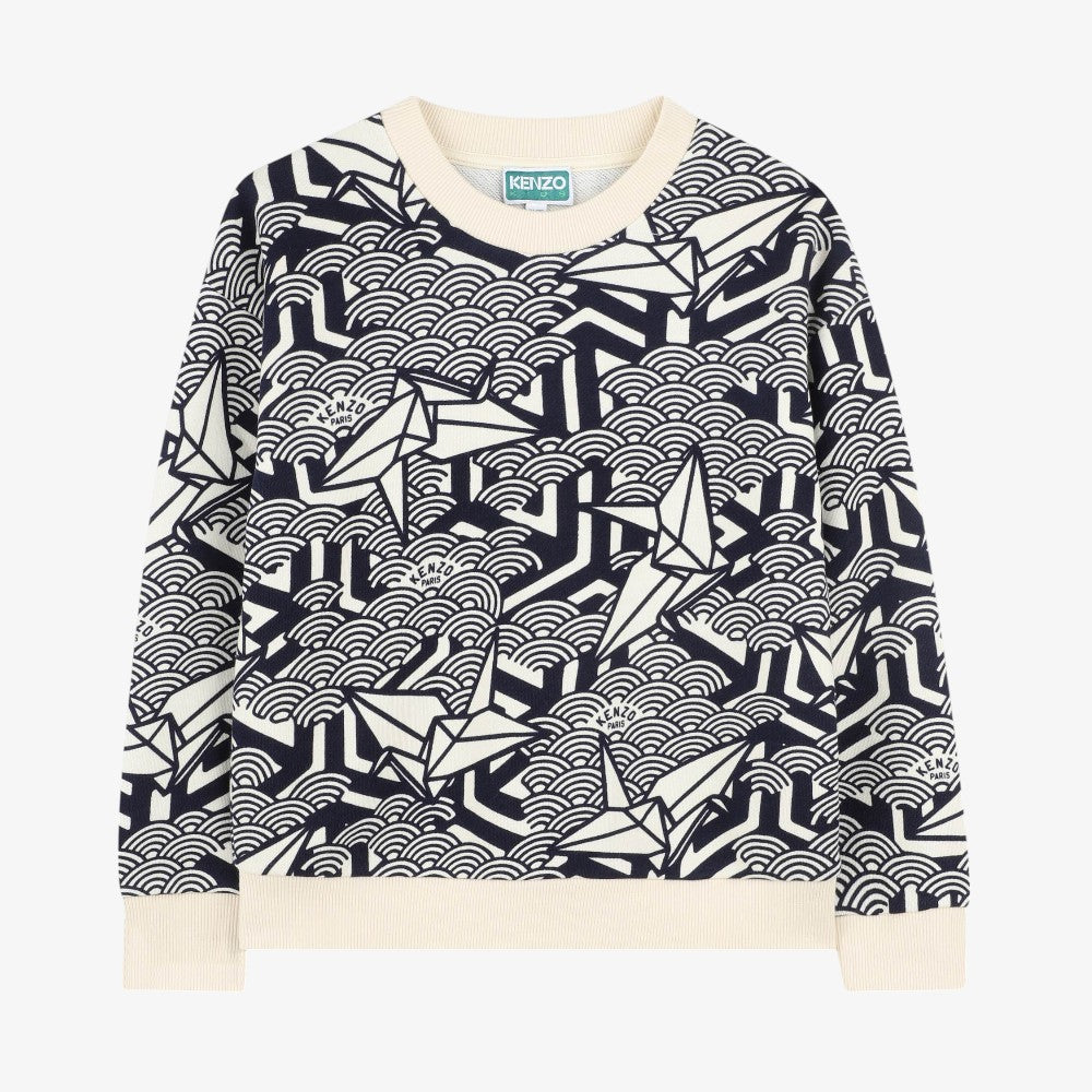 Wave Sweatshirt - Navy