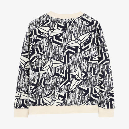 Wave Sweatshirt - Navy