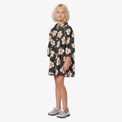 Flower Print Dress - Pink