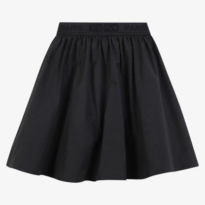 Skirt With Robber Waist - Slate Blue