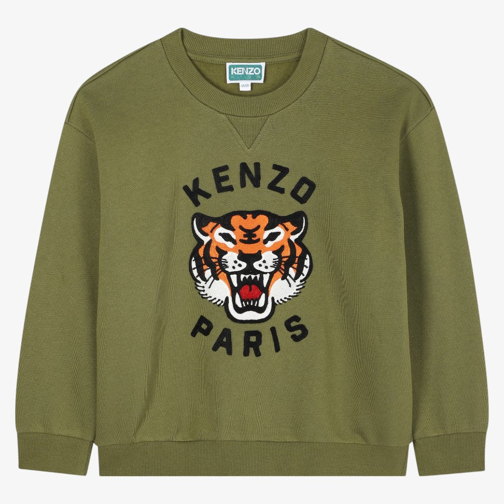 Tiger Sweatshirt - Sphagnum