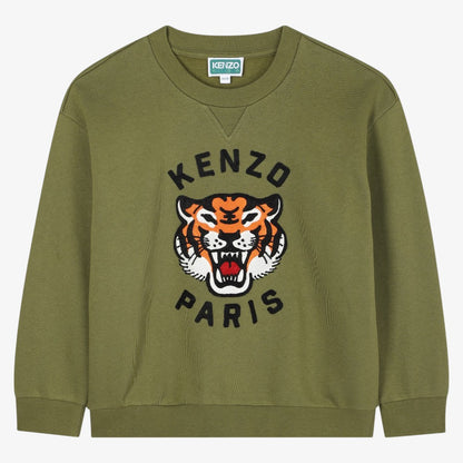 Tiger Sweatshirt - Sphagnum