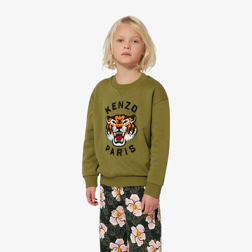 Tiger Sweatshirt - Sphagnum