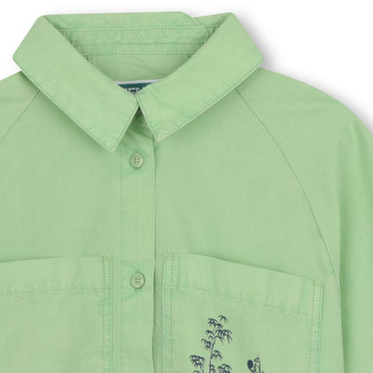 Patched Pocket Shirt - Green