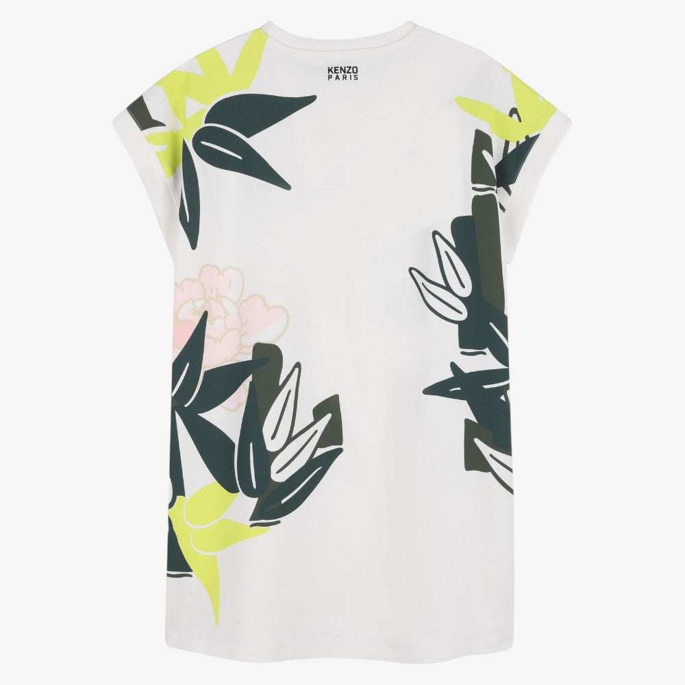 Printed Dress - Off White