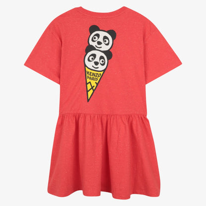 Gathered Dress - Red