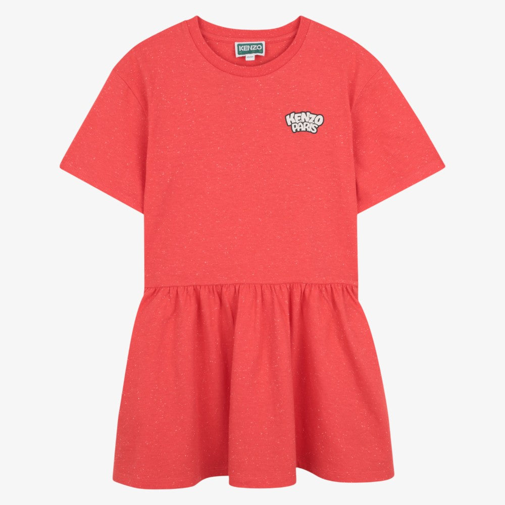 Gathered Dress - Red