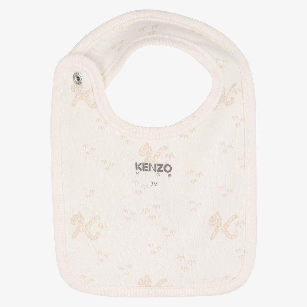 Design Footie With Bib - Off White