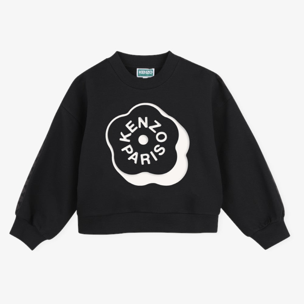 Flower Sweatshirt - Black