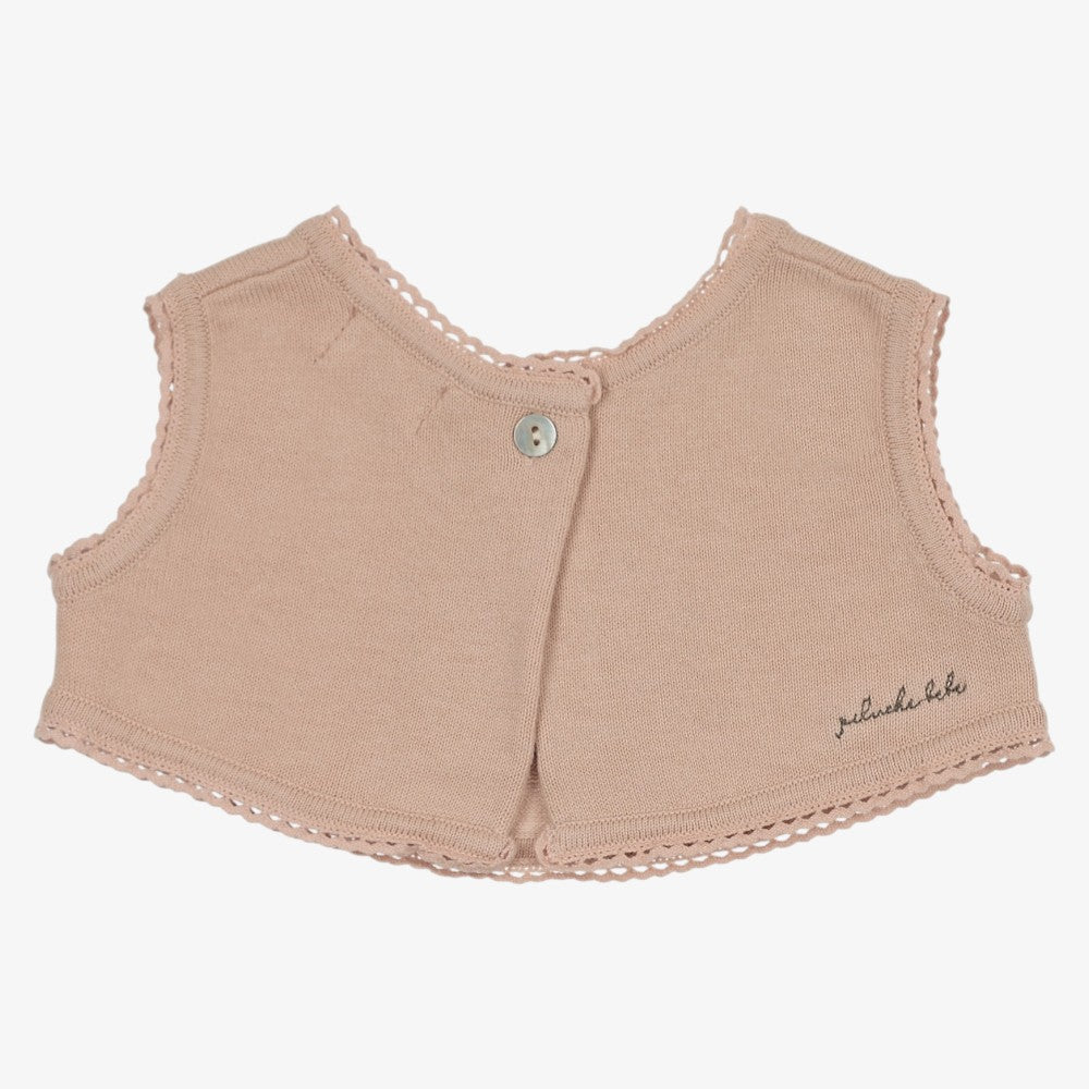 Cross Stitch Bib - Rose