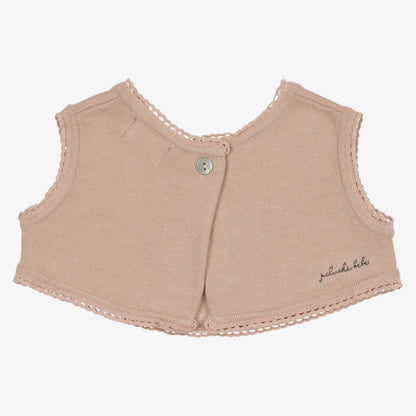 Cross Stitch Bib - Rose