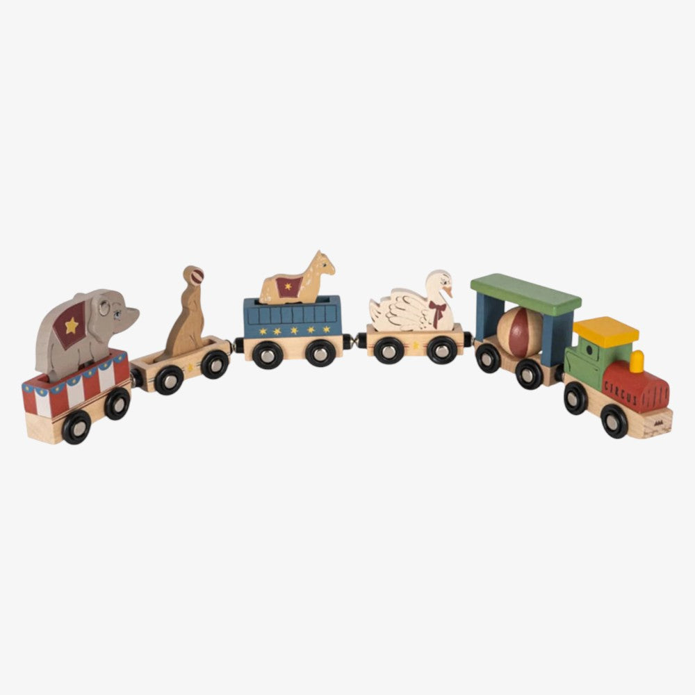 Wooden Animal Train - Multi