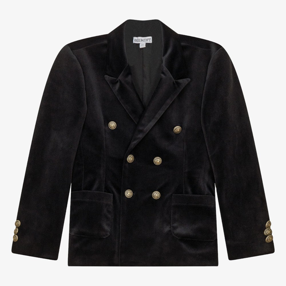 Velvet Blazer - Black