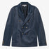 Velvet Blazer - Steel Blue