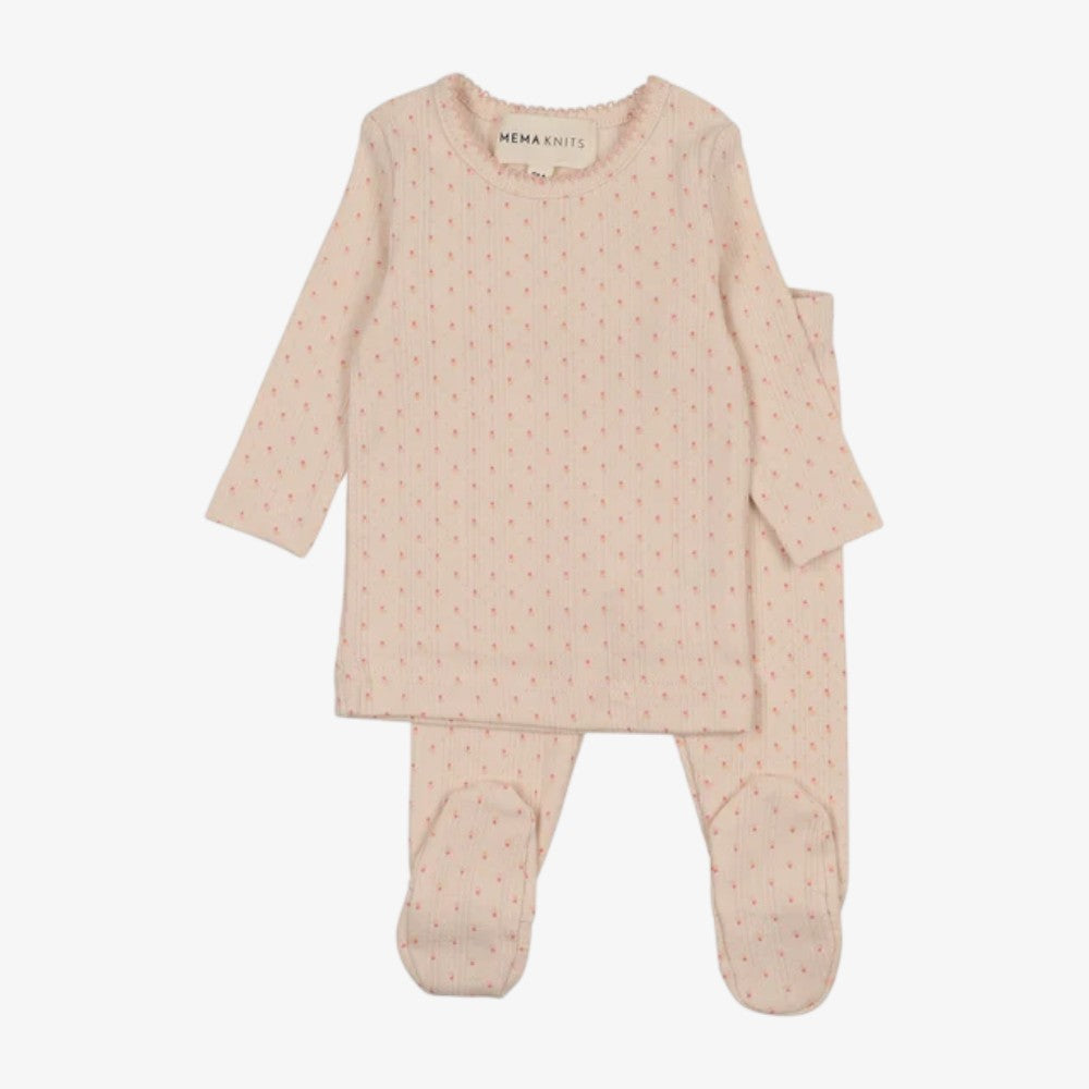 Tulip Top And Pants - Pink