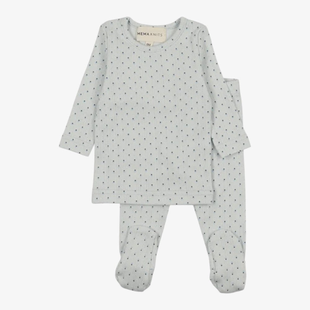 Tulip Top And Pants - Blue