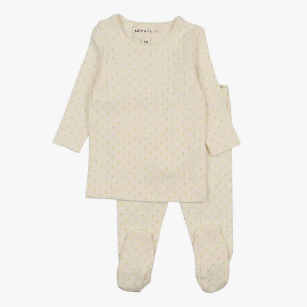 Tulip Top And Pants - Yellow