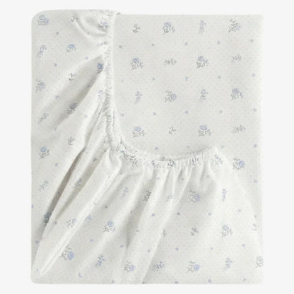 Crib Sheet - Floral Blue